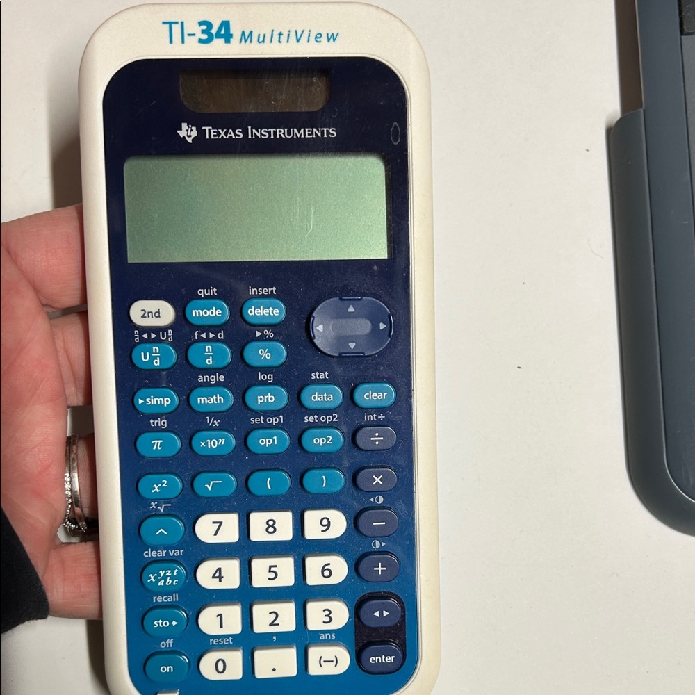 TEXAS INSTRUMENTS TI-34 MultiView Calculator Fractions School Math Science - Picture 6 of 7
